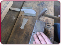 Assembled parts prior to assembly