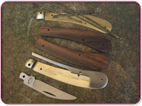 Cleaned parts awaiting assembly